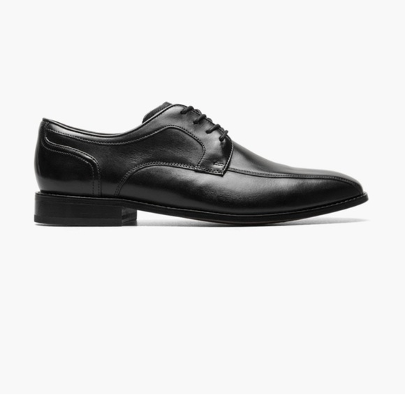 Florsheim Pinnacle Comfort Leather Apron Toe 10M Black Leather Oxfords main image 5